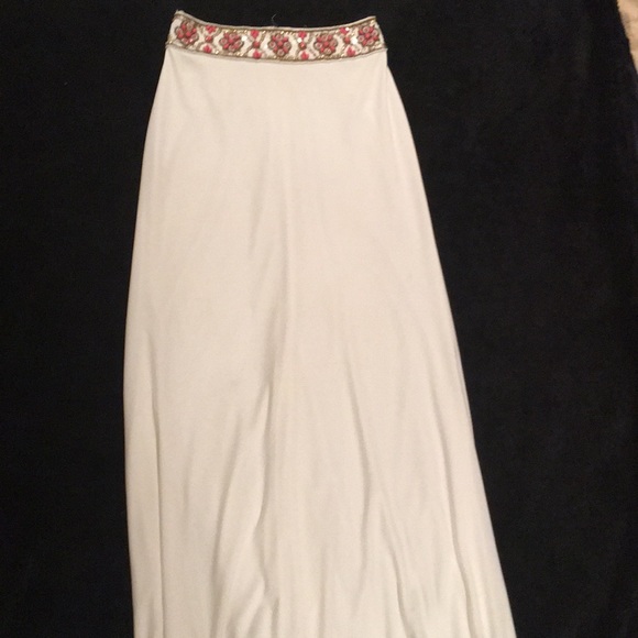 SHERRI HILL Beaded 2Piece Dress,Rounded Skirt Slit - Picture 10 of 16